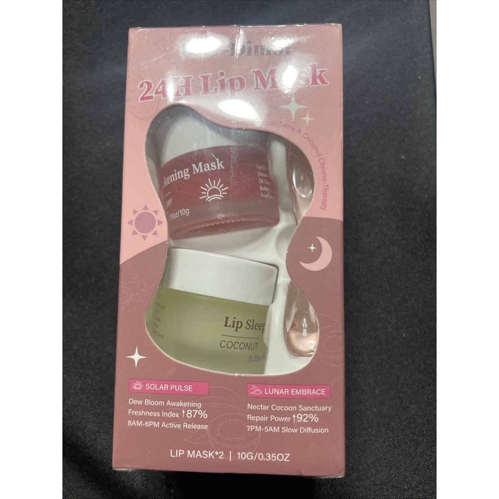 Bio-Dimot 24H Lip Mask Set + Dimot Aloe Vera Gel Skincare Lot New Sealed - Picture 4 of 7